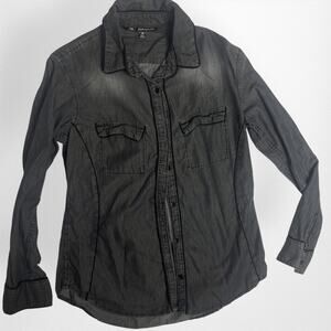 Riders‎ Women's Shape Illusions Long Sleeve Woven Shirt Size Medium